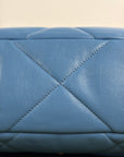 Borsa Chanel 19 Trapuntata in Pelle Azzurra