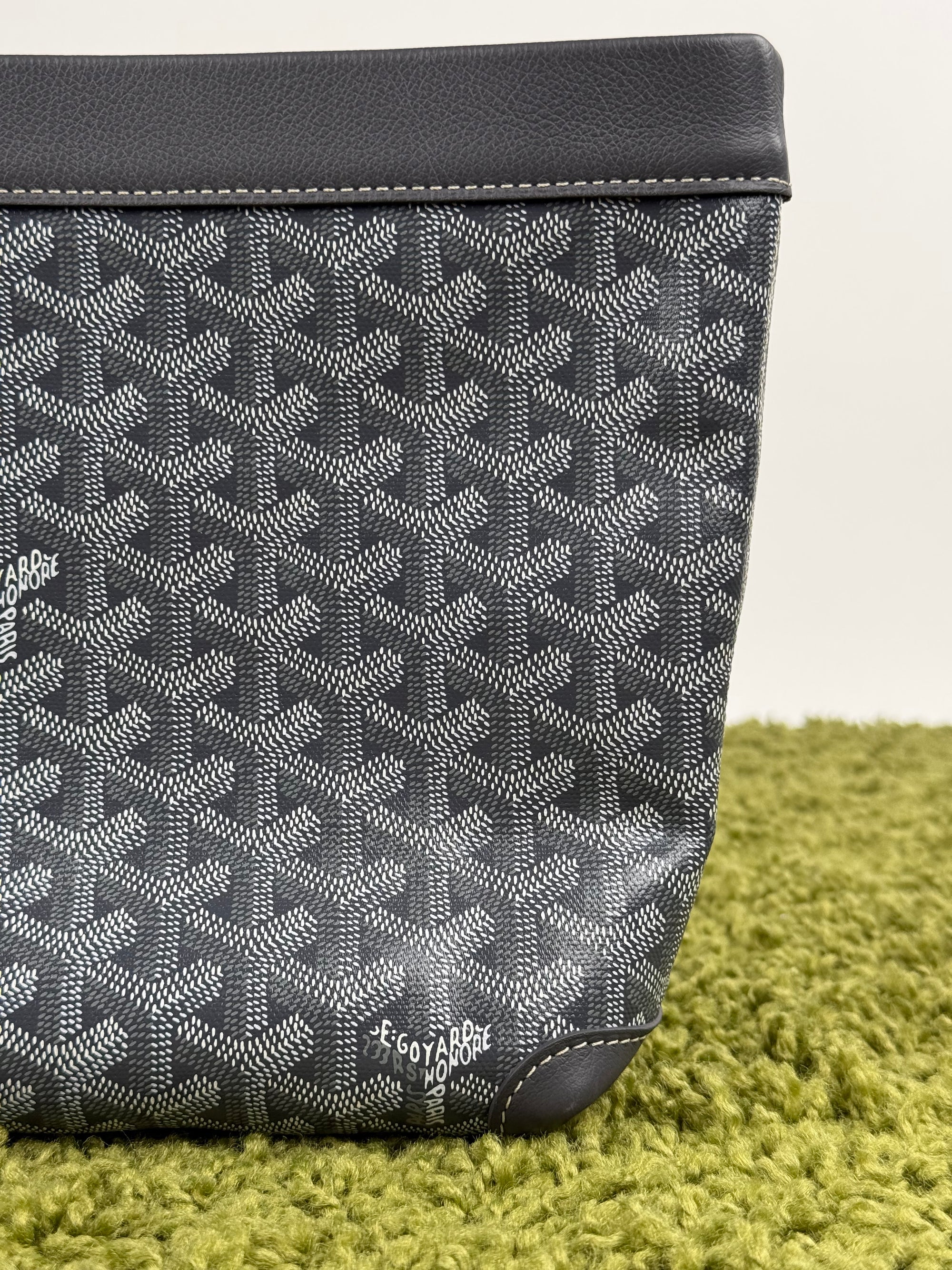 Goyard Pochette Conti in tela Goyardine  Grigia