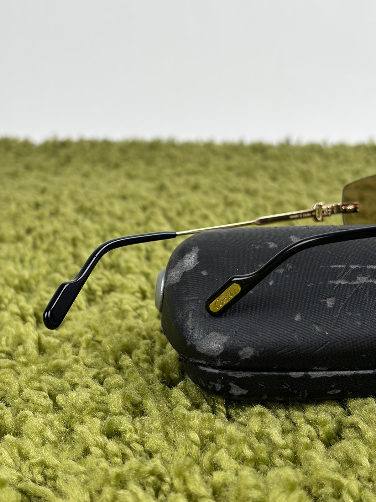 Occhiali da sole Rimless Cartier CT0271S oro