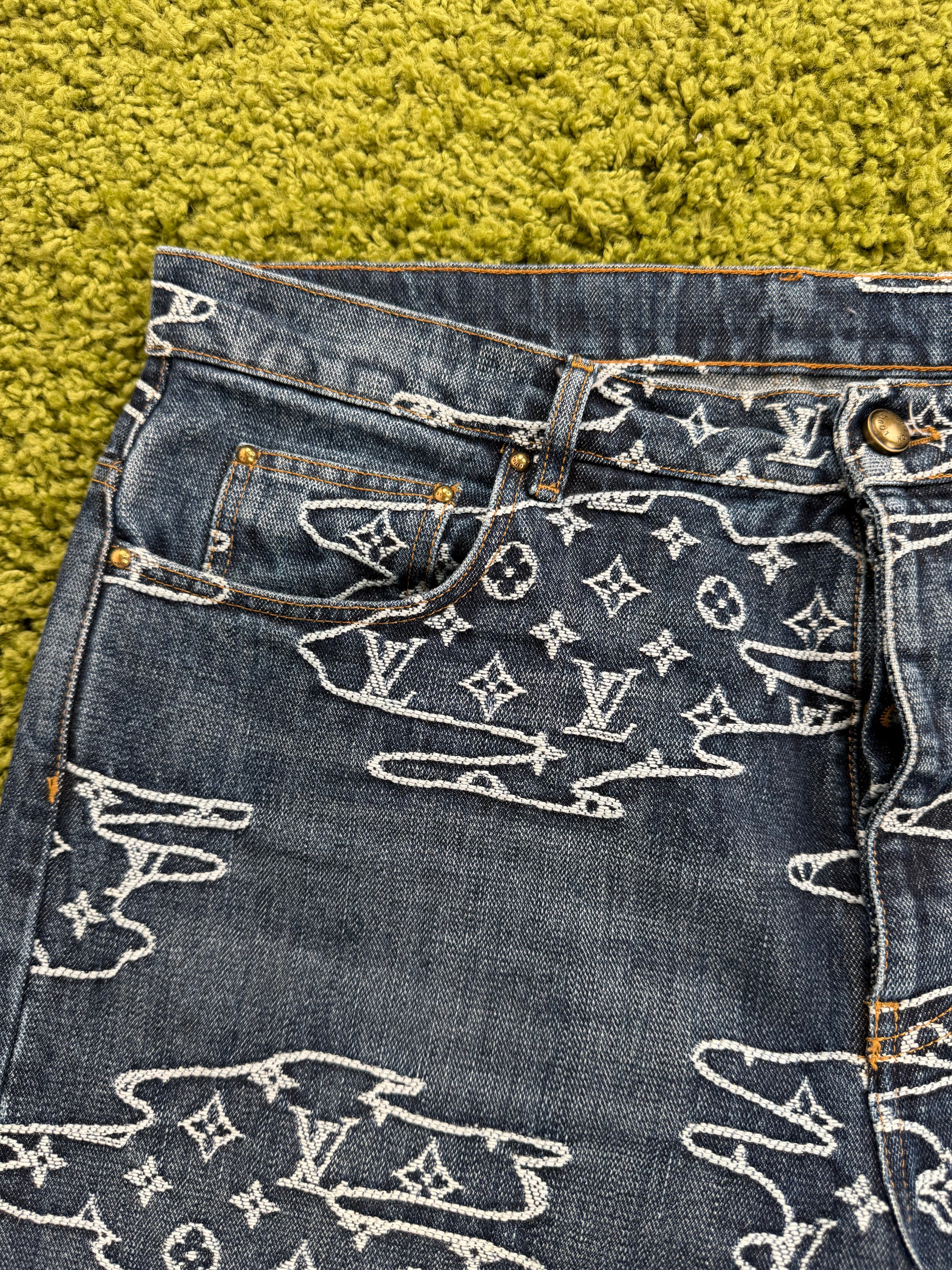 Monogram Cloud Skate Jeans Louis Vuitton 36