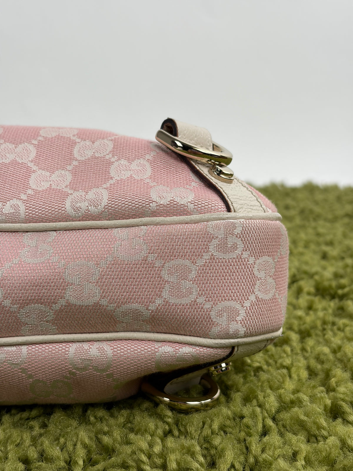 Borsa Gucci Abbey D-Ring Hobo Rosa