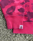 Zip Up Hoodie Bape Rosso XXL