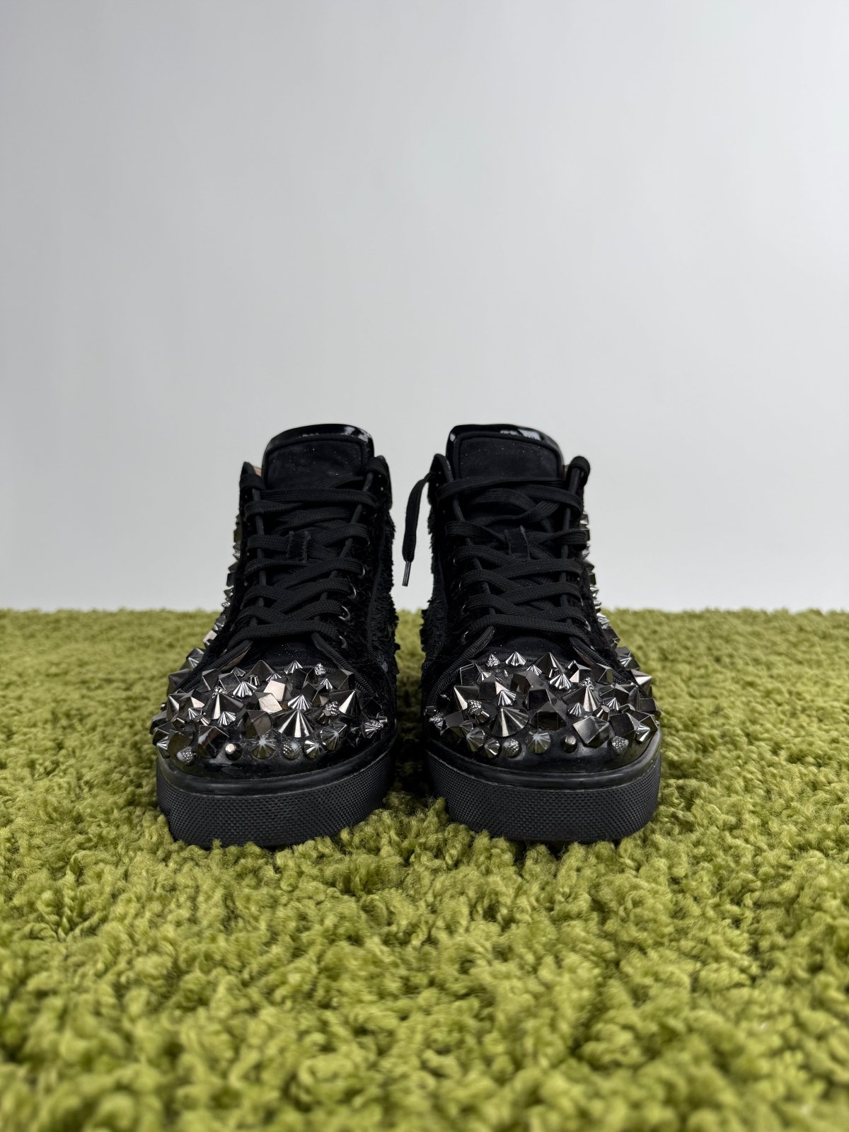 Christian Louboutin Pik Pik Louis High Nera 42 - Second Hand Di Fiore