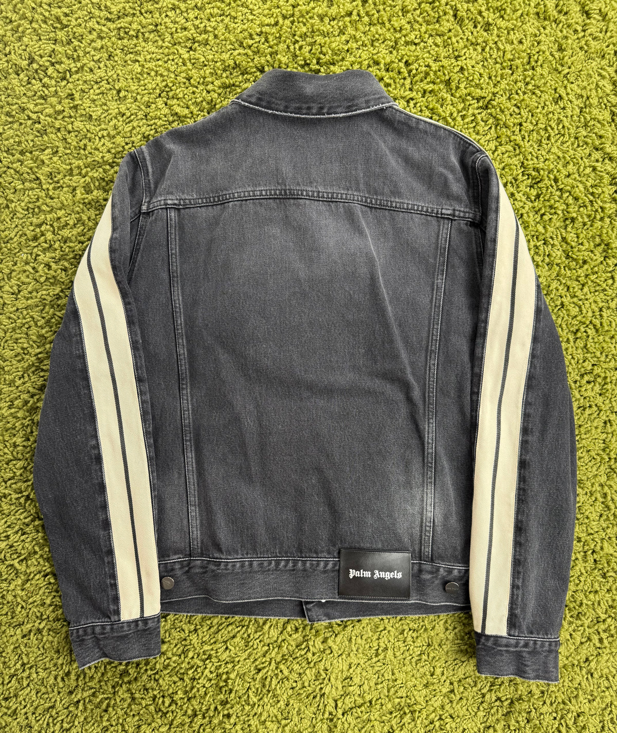 Completo Palm Angels In Denim Nero Giacca S Jeans M