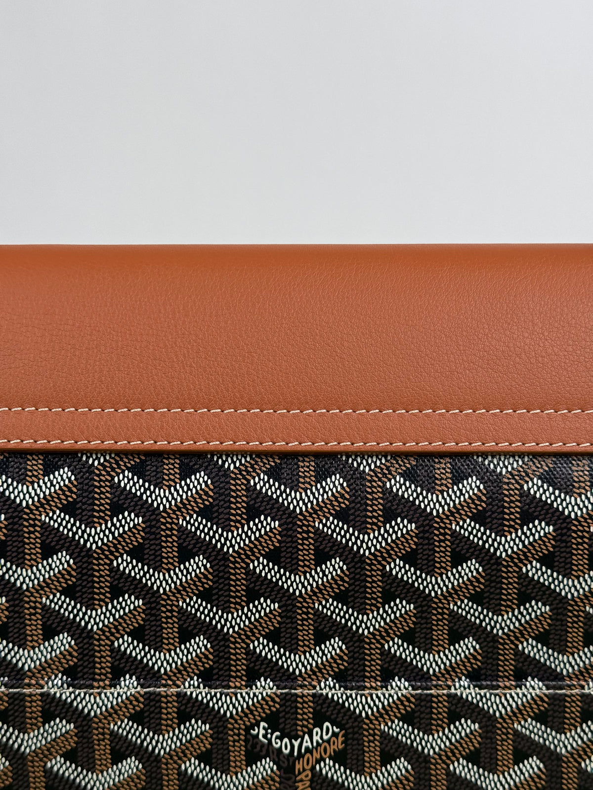 Goyard Borsa Coursier Messenger Marrone Nero
