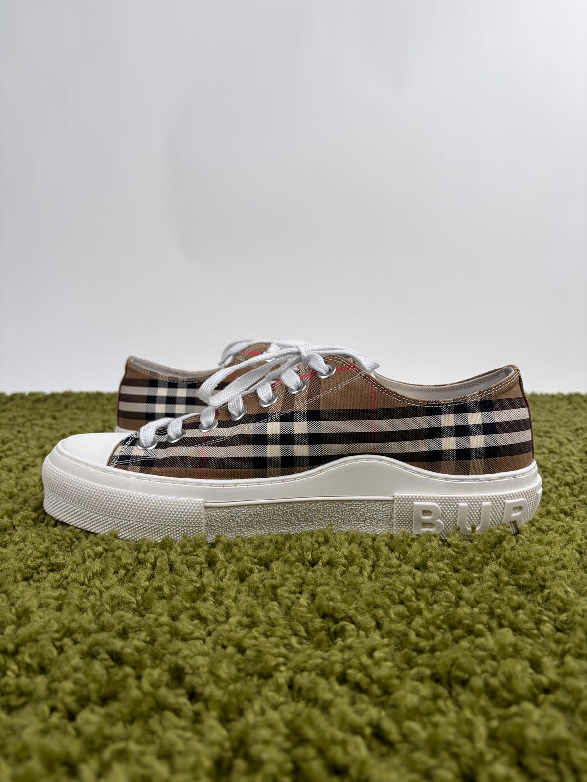 Burberry Check Sneaker Beige 45