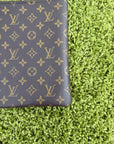 Pochette Louis Vuitton in tela monogram
