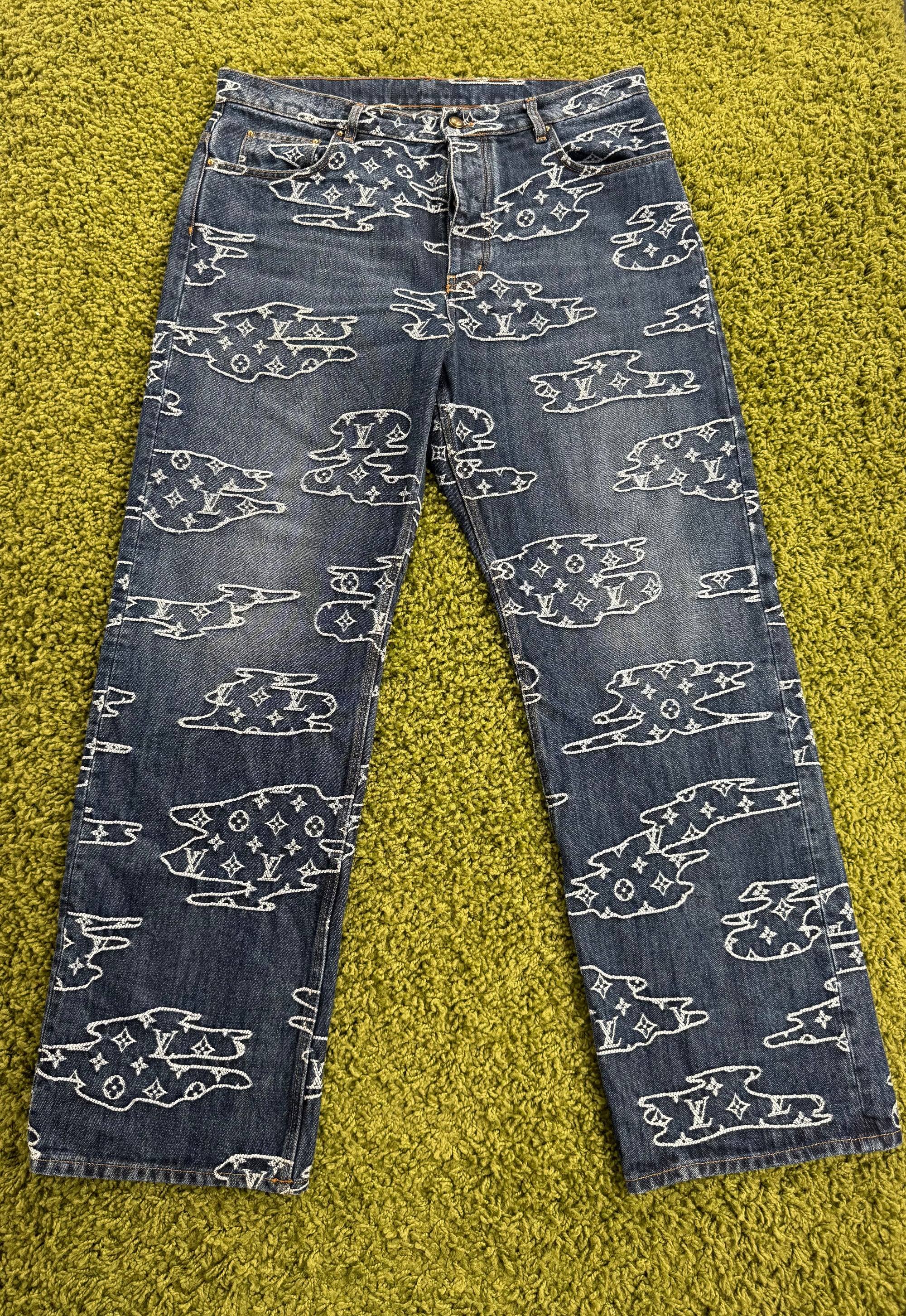 Monogram Cloud Skate Jeans Louis Vuitton 36
