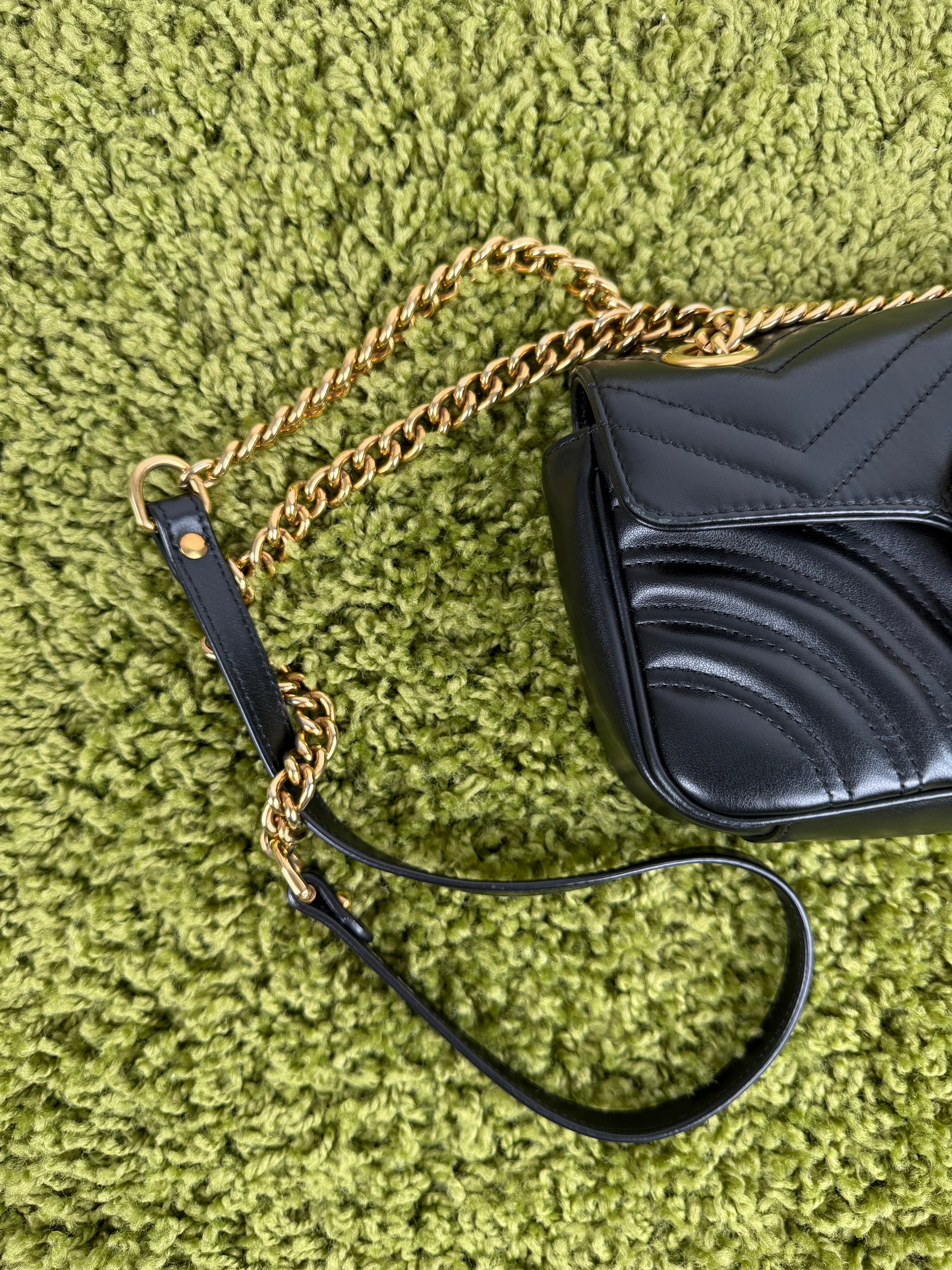Borsa Gucci Marmont Matelasse Nera