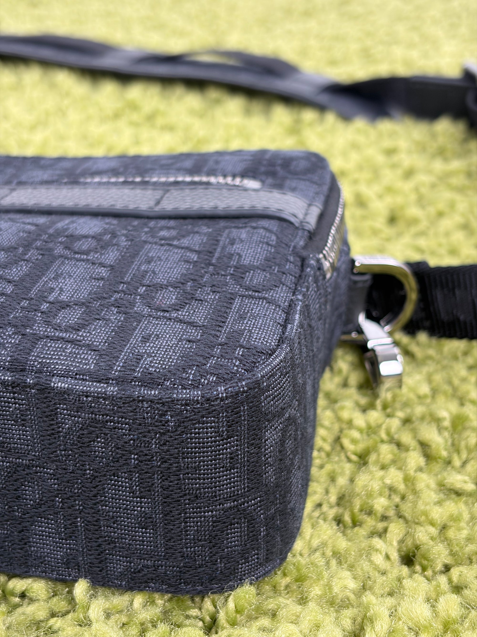 Borsello Dior monogram nero