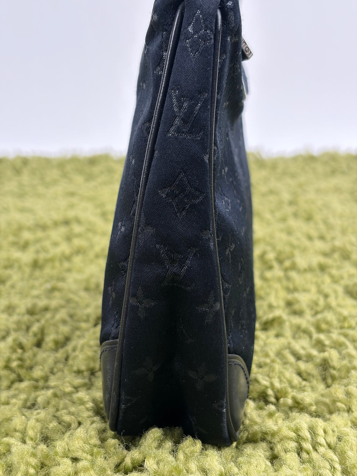 Borsa Louis Vuitton Satin Mini Boulogne Nera