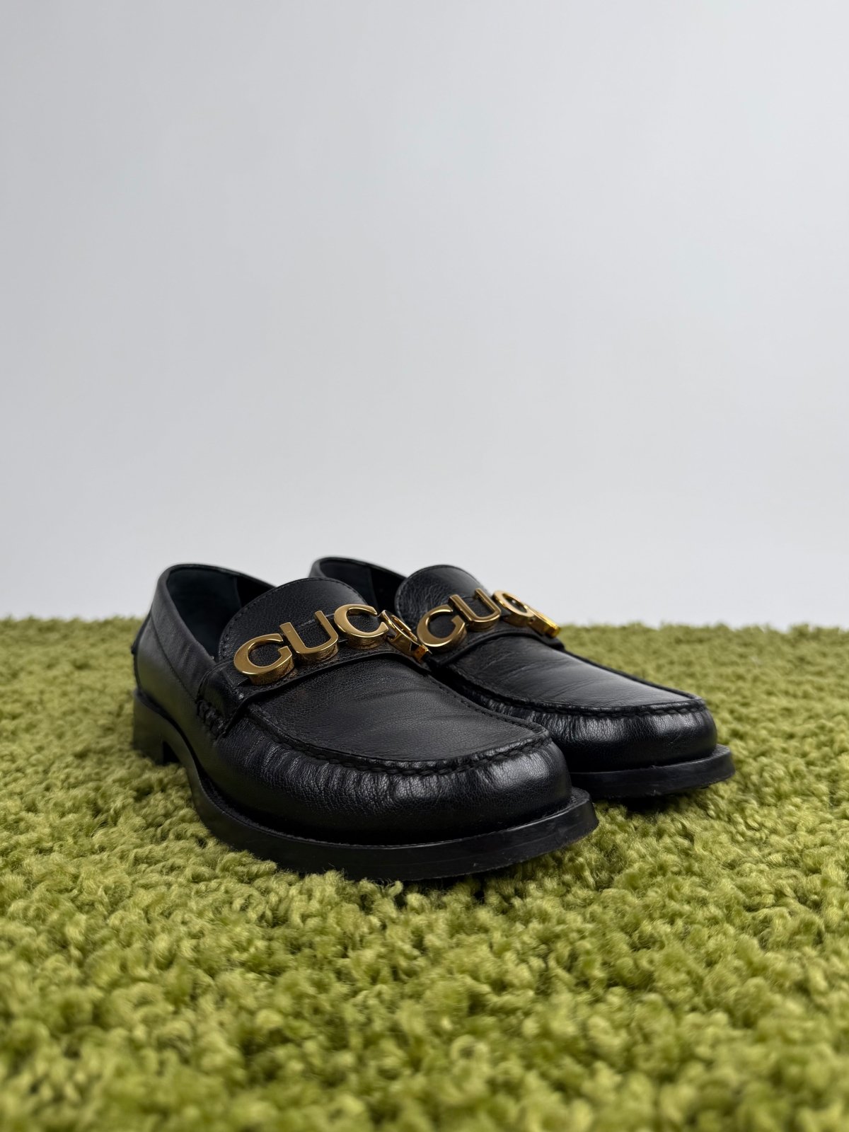 Mocassini Gucci in pelle Neri 38 - Second Hand Di Fiore