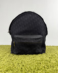 Zaino Ridere Oblique In Jacquard Christian Dior Nero