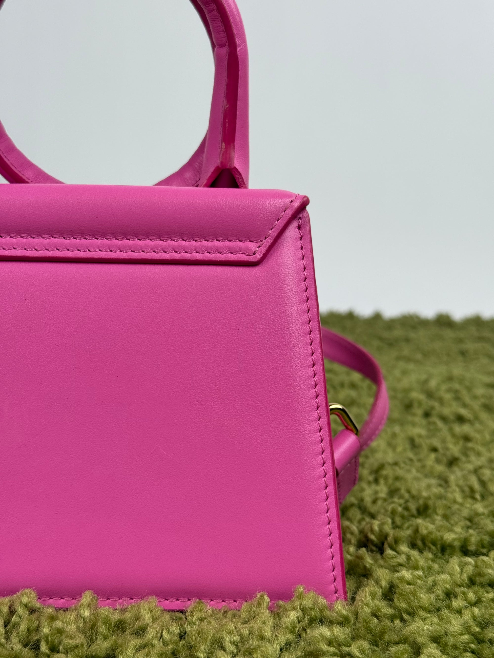 Borsa Jacquemus Le Chiquito Noeud Rosa
