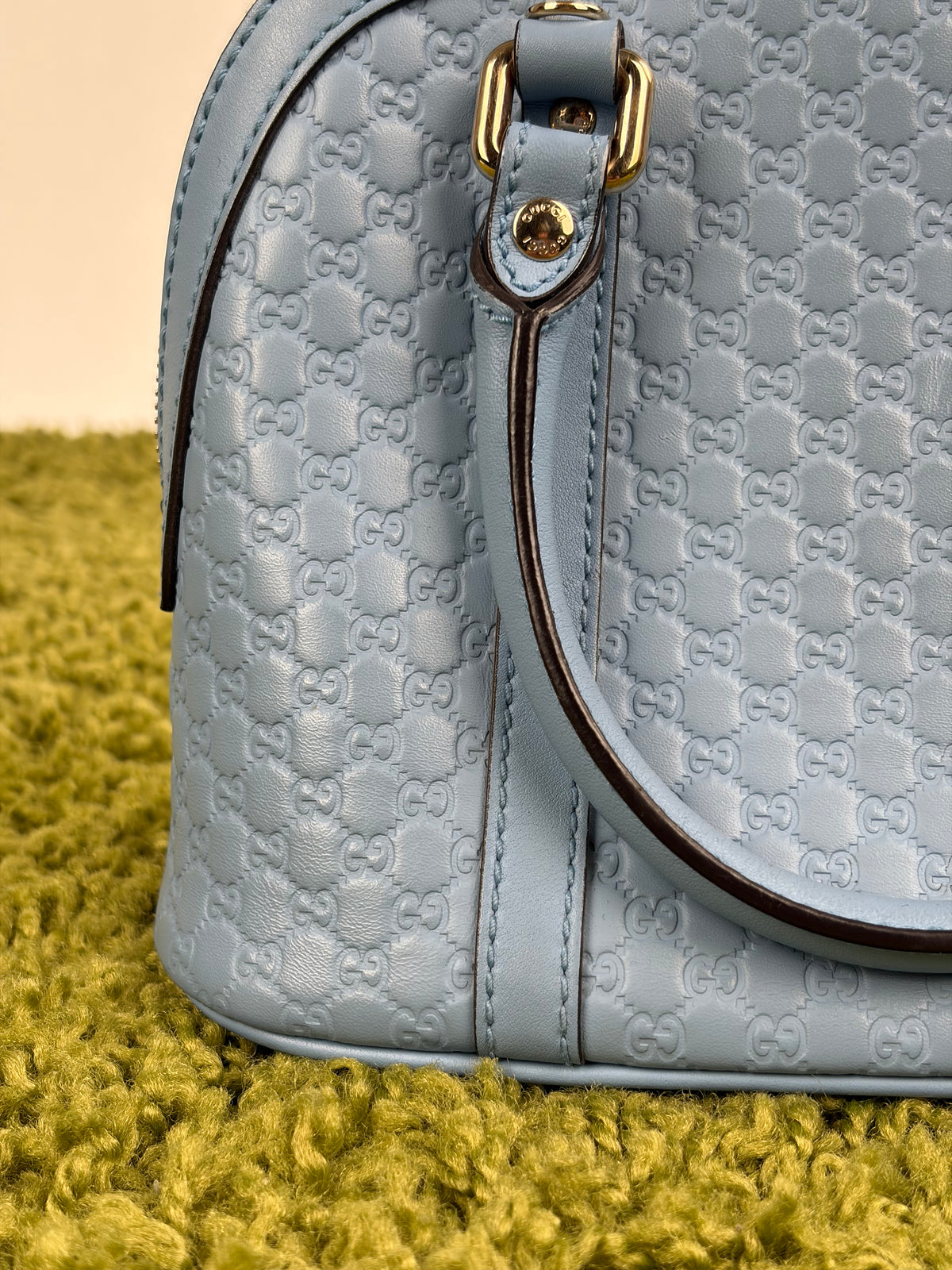 Borsa Dome Gucci Azzurra