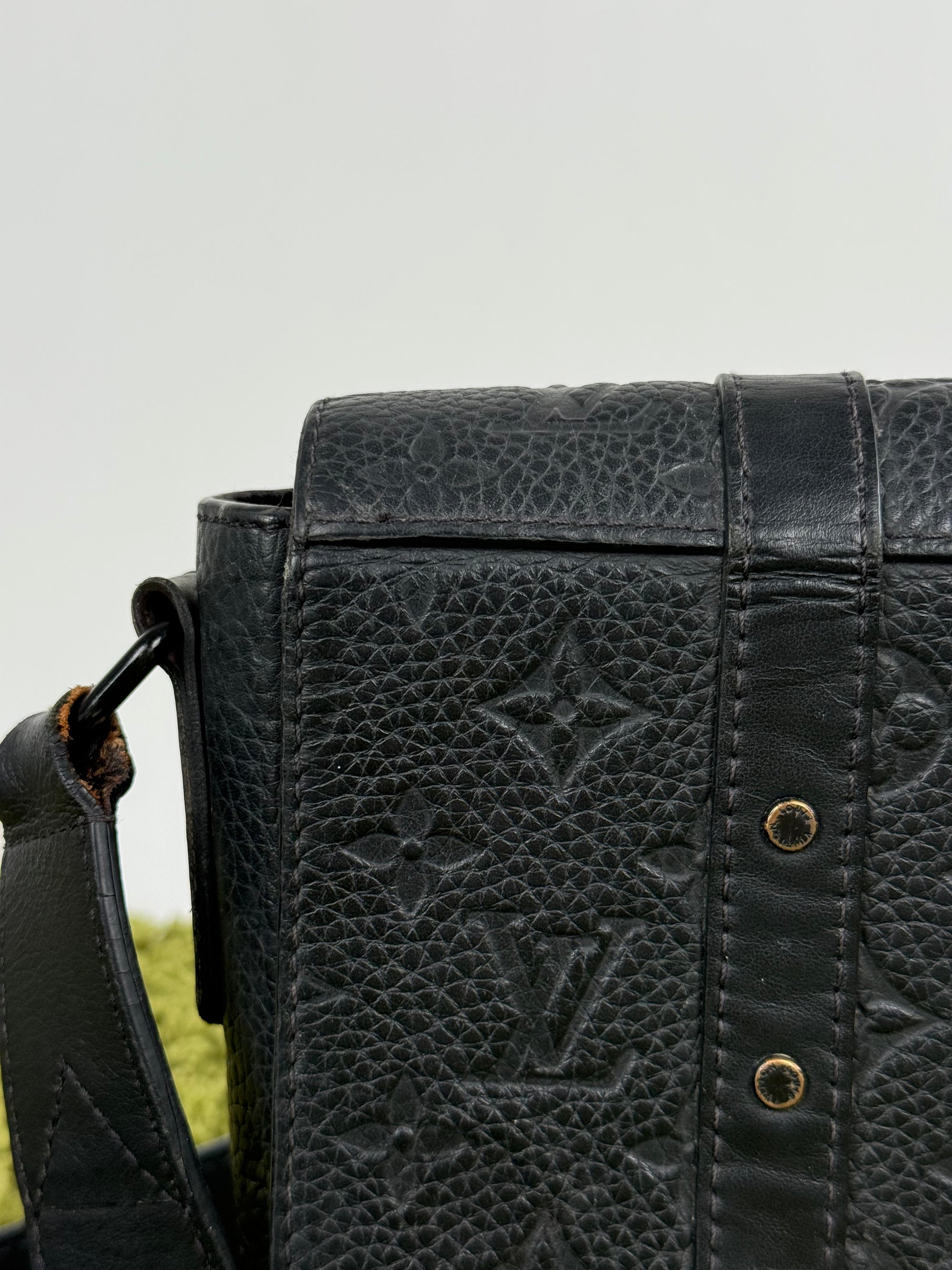 Borsa a tracolla Monogram Taurillon Soft Trunk Messenger Louis Vuitton
