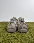 Christian Louboutin Spikes Low Grigia 42