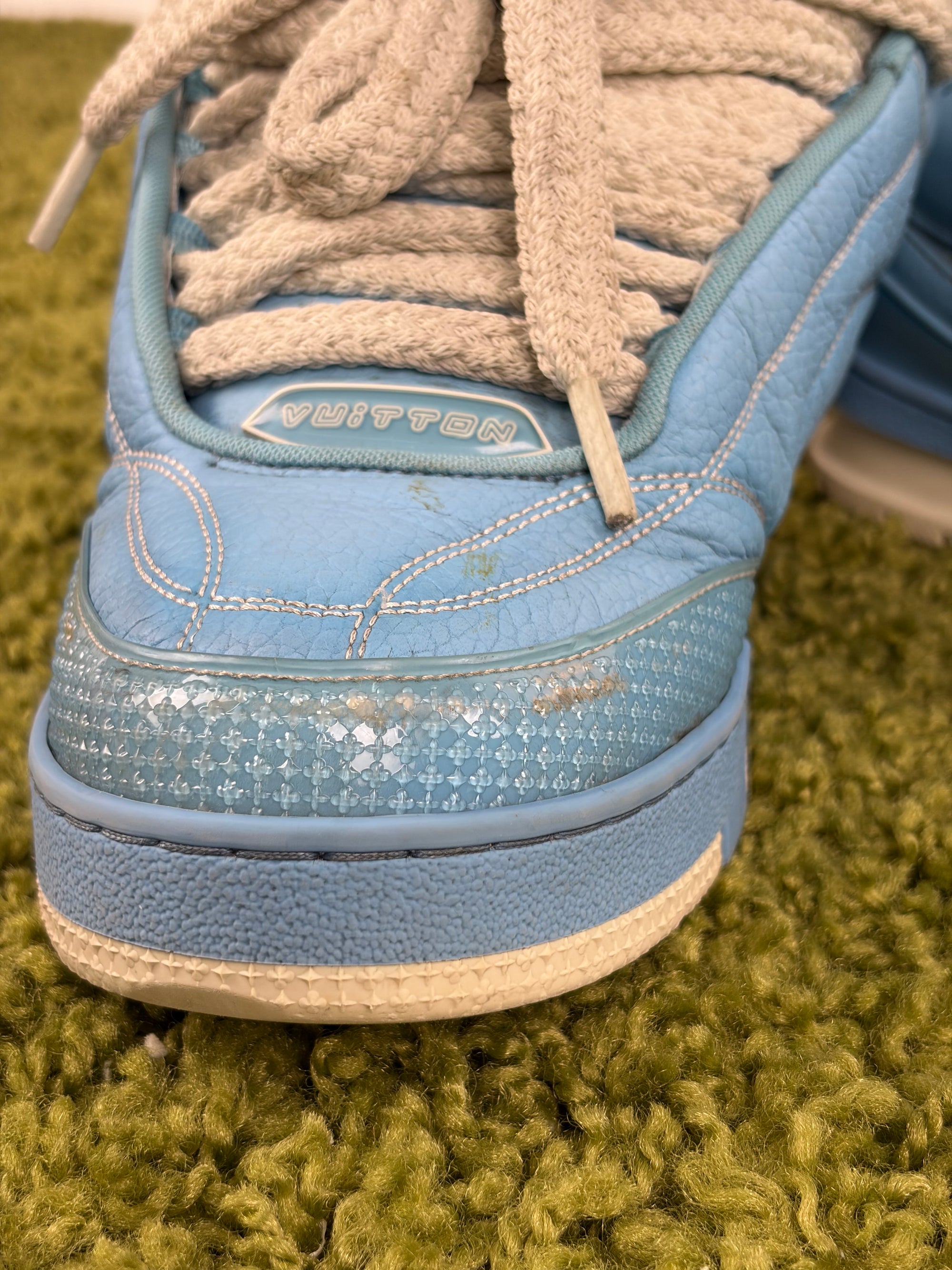 Louis vuitton skate Size 6.5=40.5 calza 41.5 azzurra