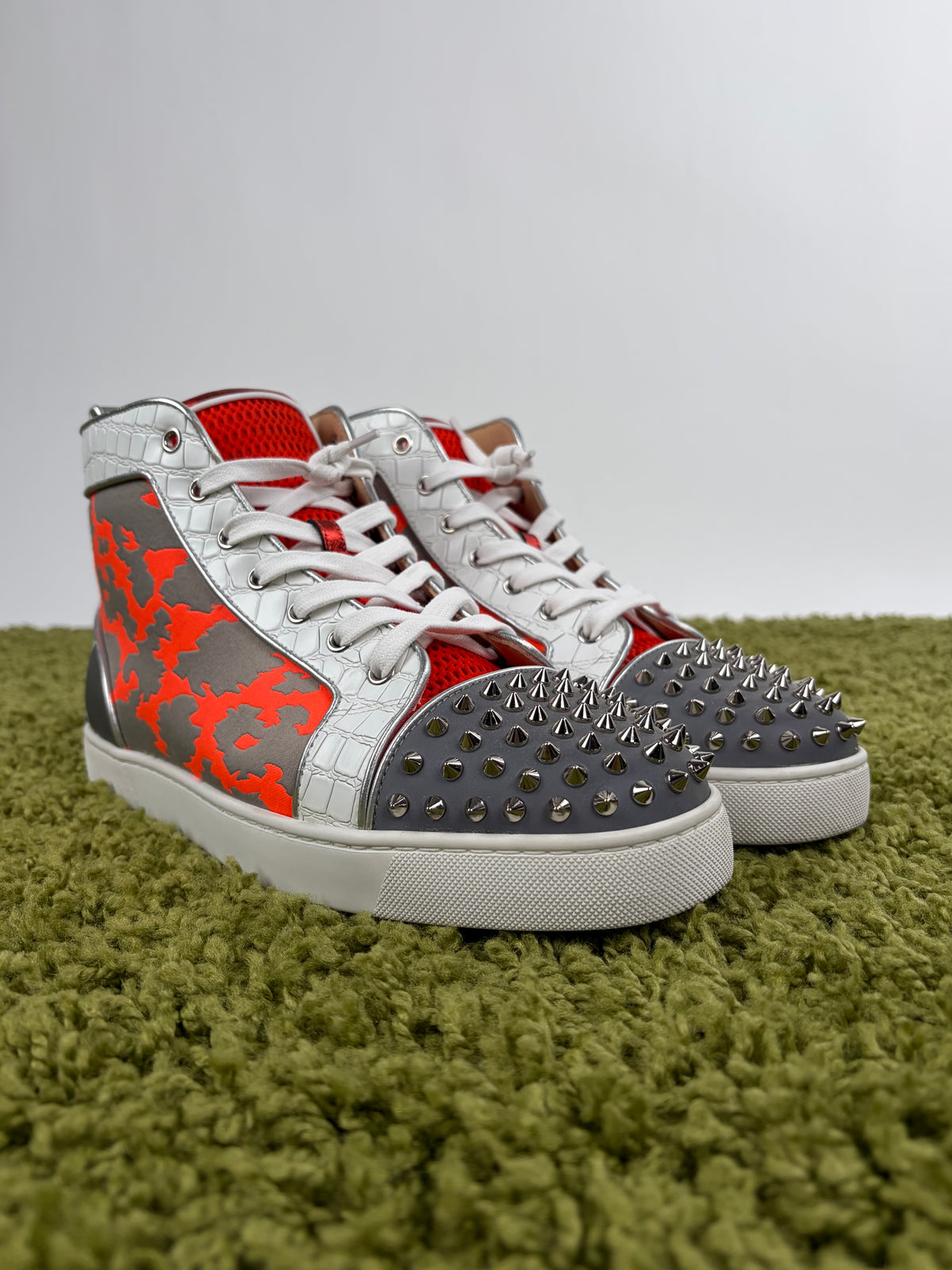 Christian Louboutin Spikes High Bianca Multicolor 44.5
