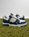 Louis Vuitton Trainer Denim Blu 38