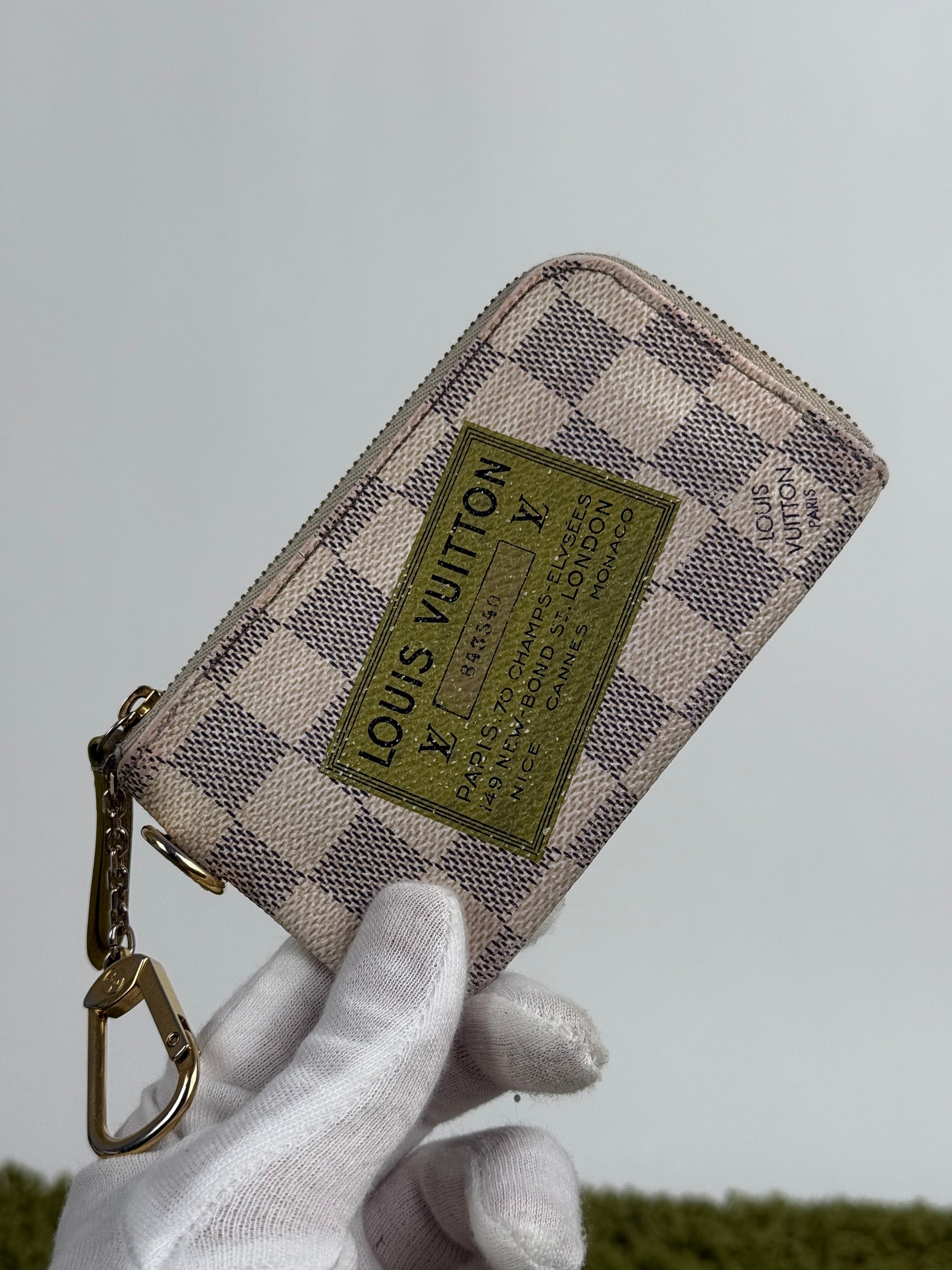 portafogli Louis Vuitton Bianco Grigio
