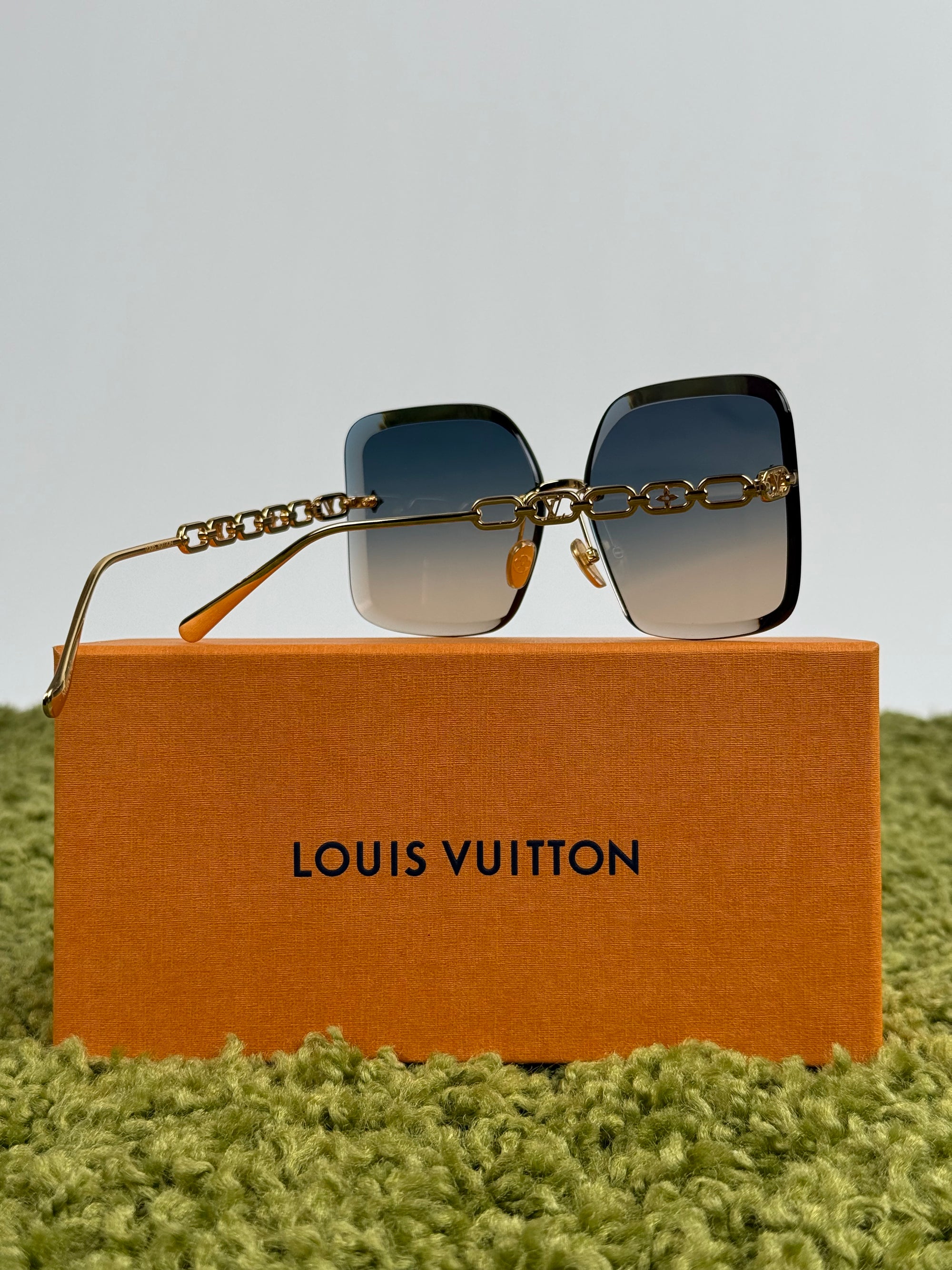 Occhiali Da sole Louis Vuitton Jewel Square Oro