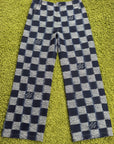 Pantalone Louis Vuitton damier 50 blu