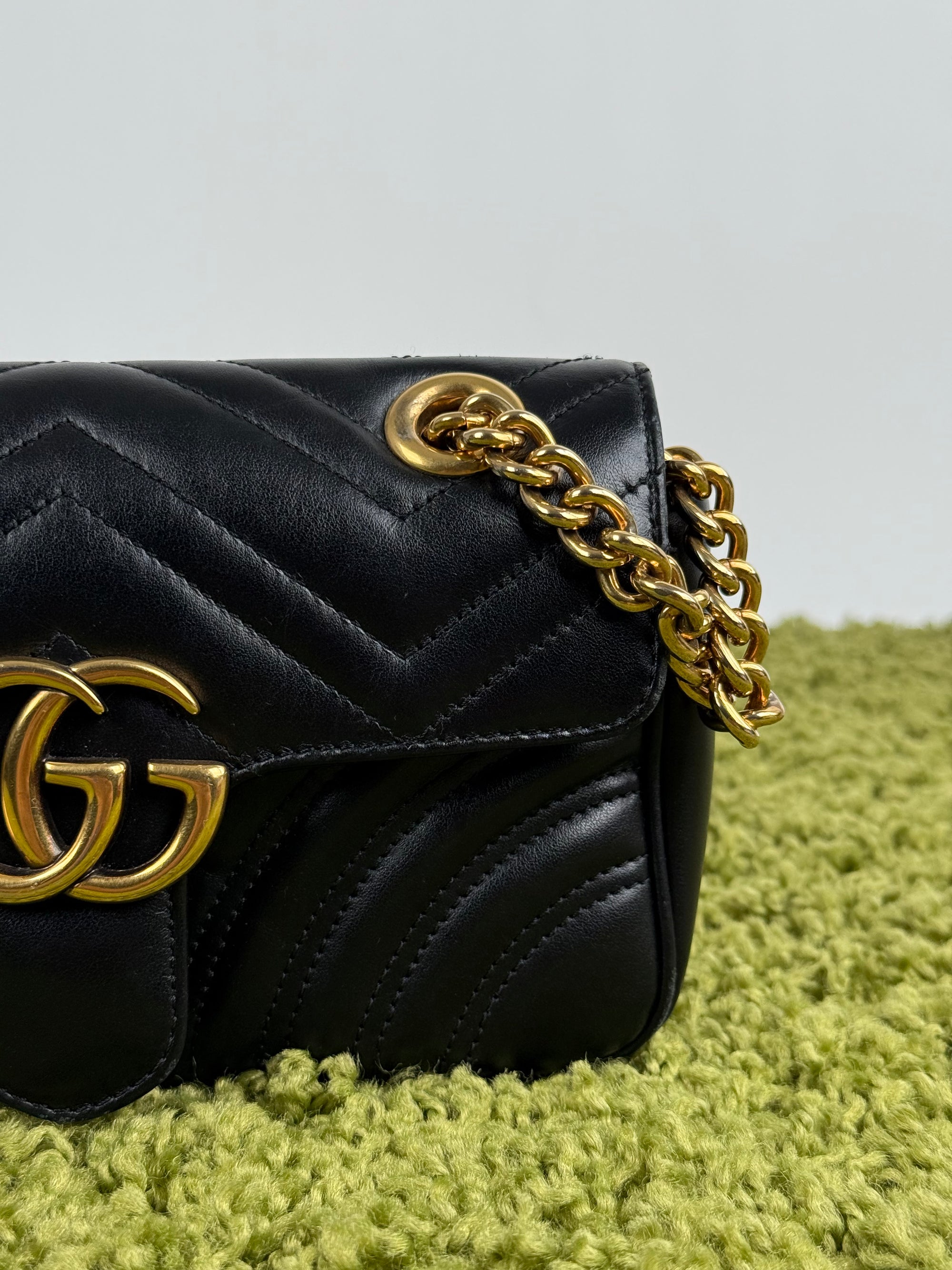 Borsa Gucci Marmont Matelasse Nera