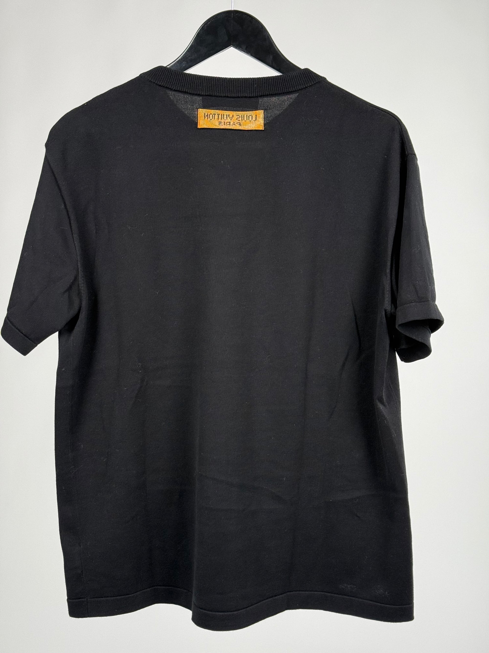 T shirt Louis Vuitton Size M nera e bianca