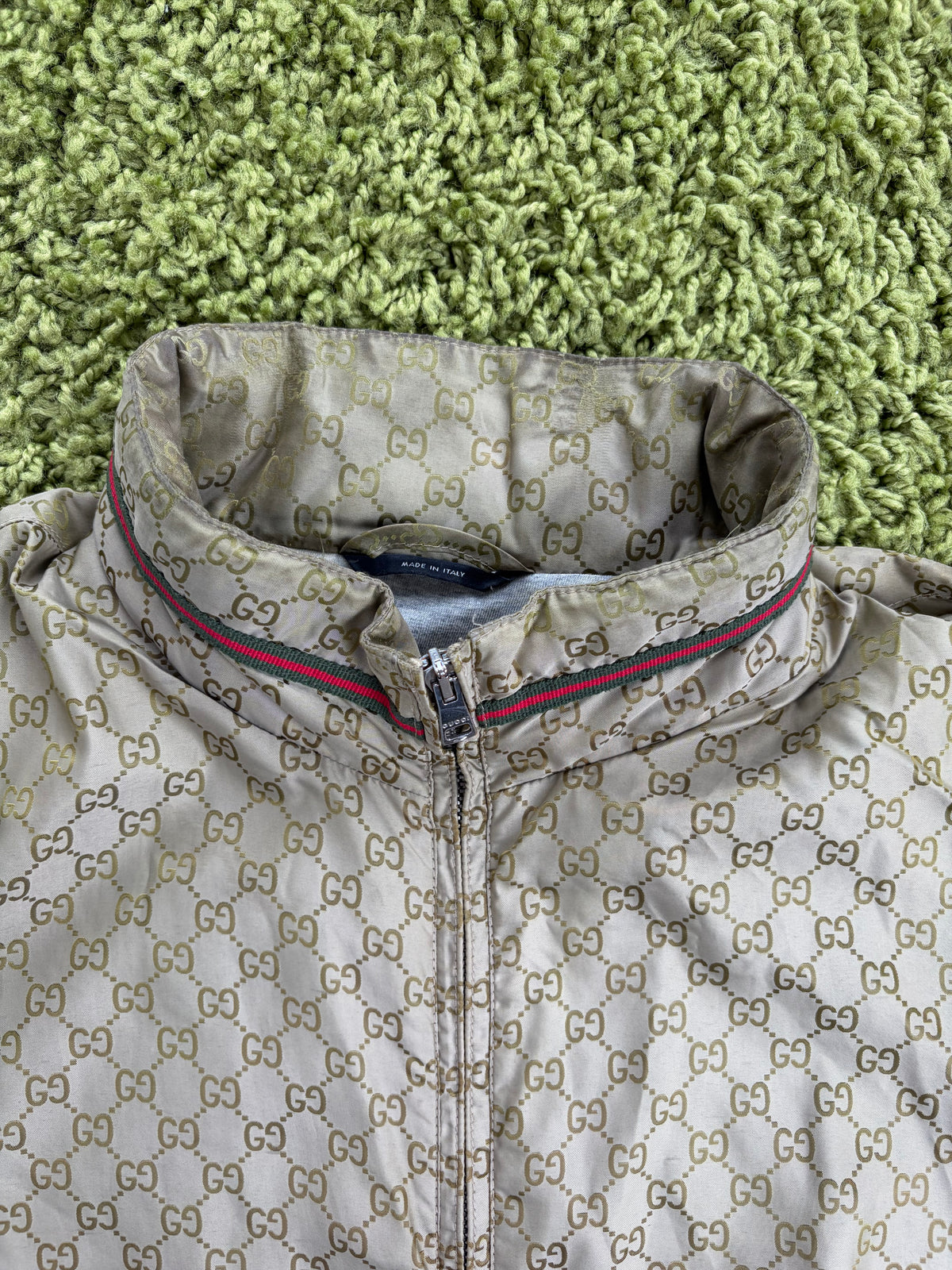 Bomber Gucci Monogram Beige