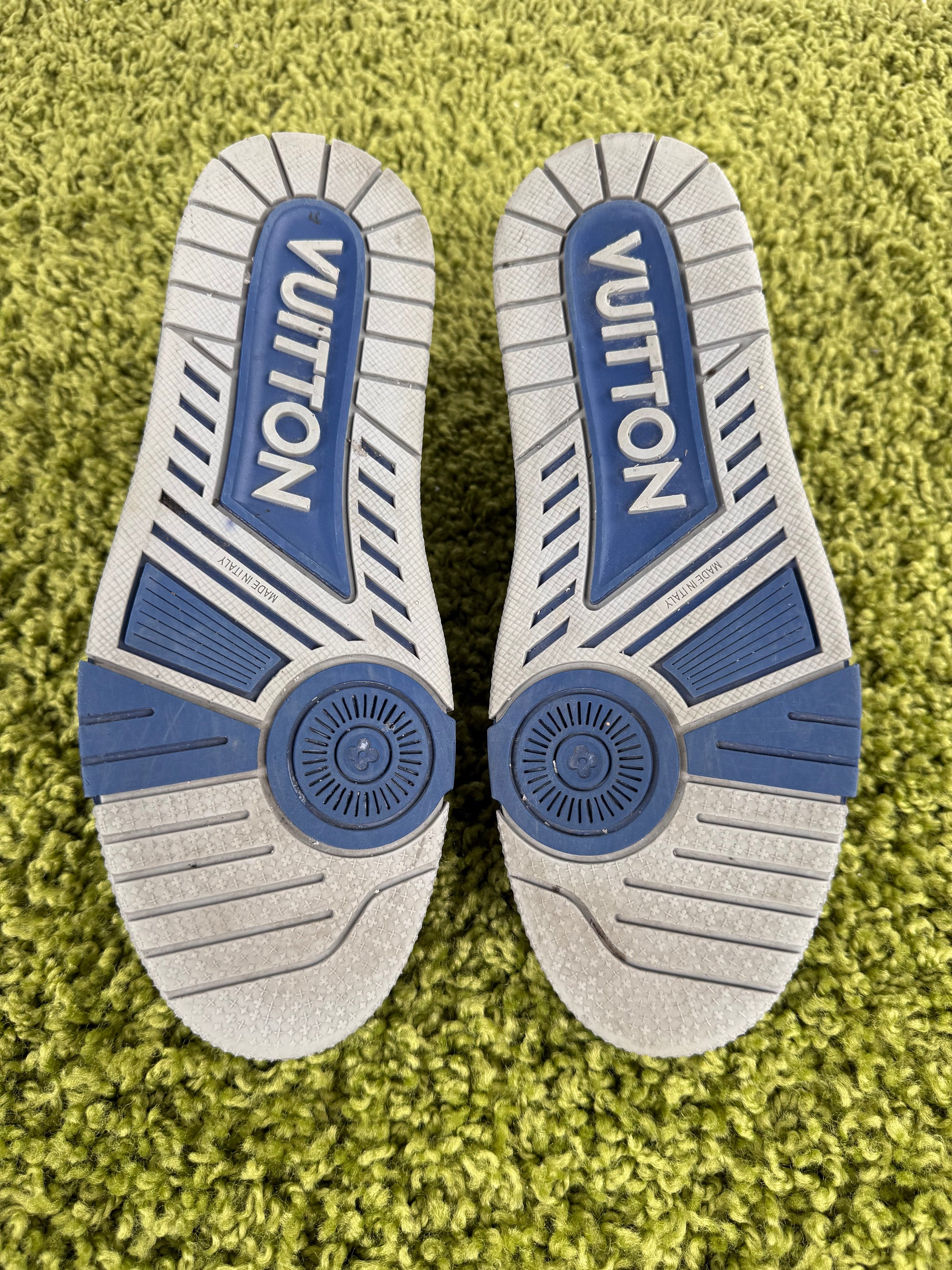 Louis Vuitton Trainer Blu Grigio 6