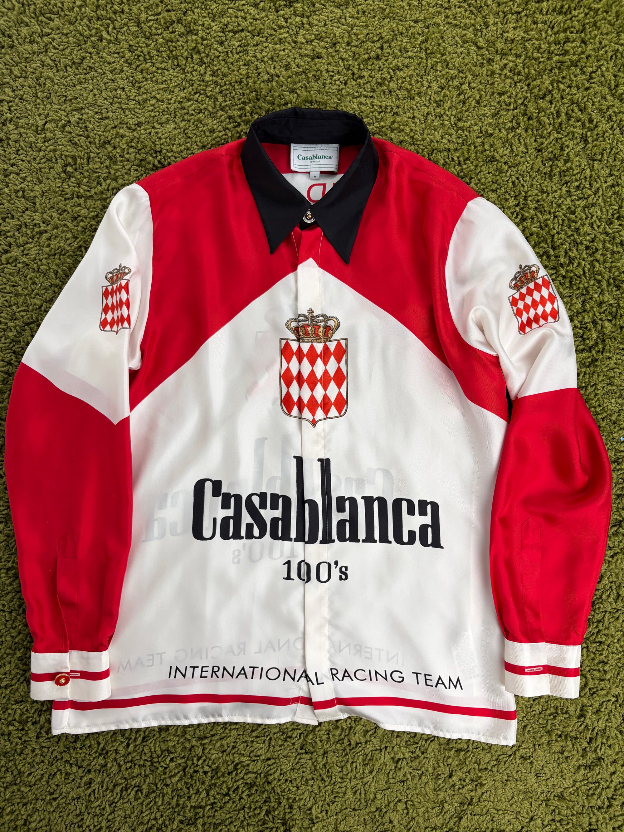 Camicia Casanlanca Size M bianca rossa e nera