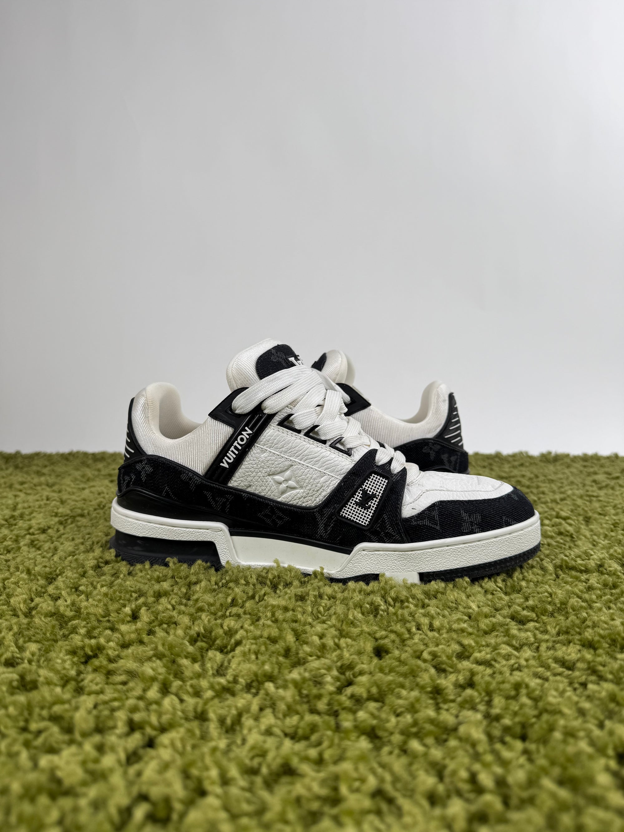 Louis Vuitton Trainer In denim Nere 7