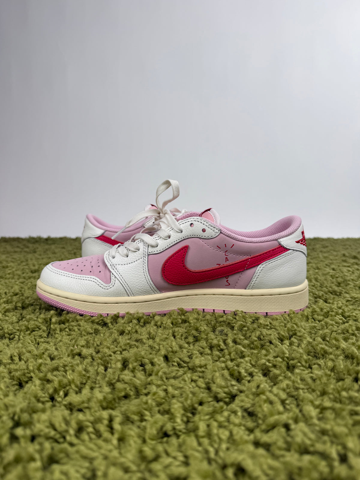 Air Jordan 1 Low X Cactus Jack Travis Scott Rosa Multicolor 42