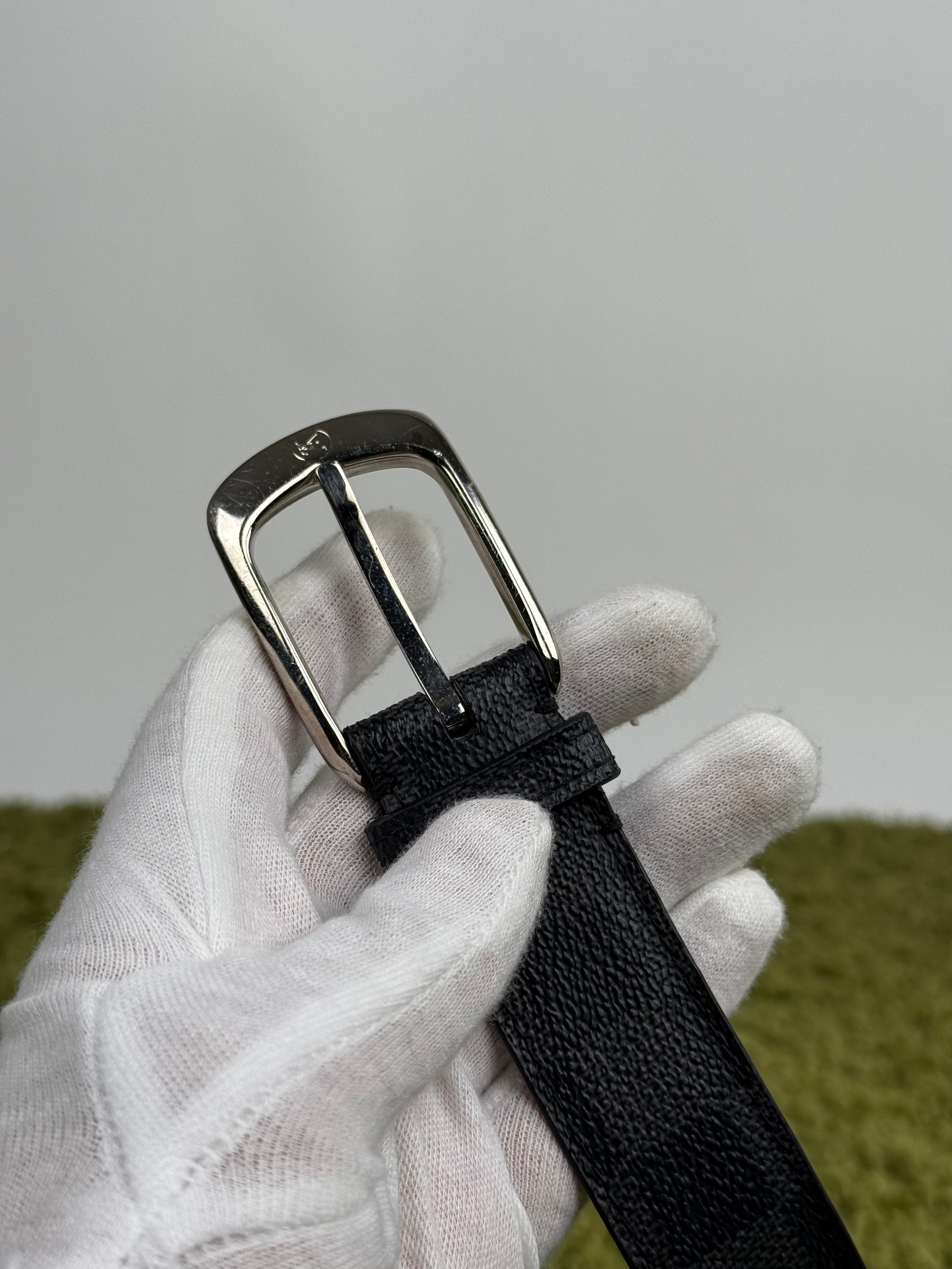 Cintura Louis Vuitton Nera in pelle taglia 90