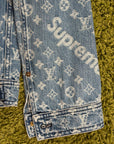 Completo Louis Vuitton X Supreme Size 50/34 blu e bianco