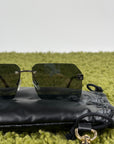 Occhiali da sole gemoetrici Fendi Sky FE40043U Montatura glasant Nero