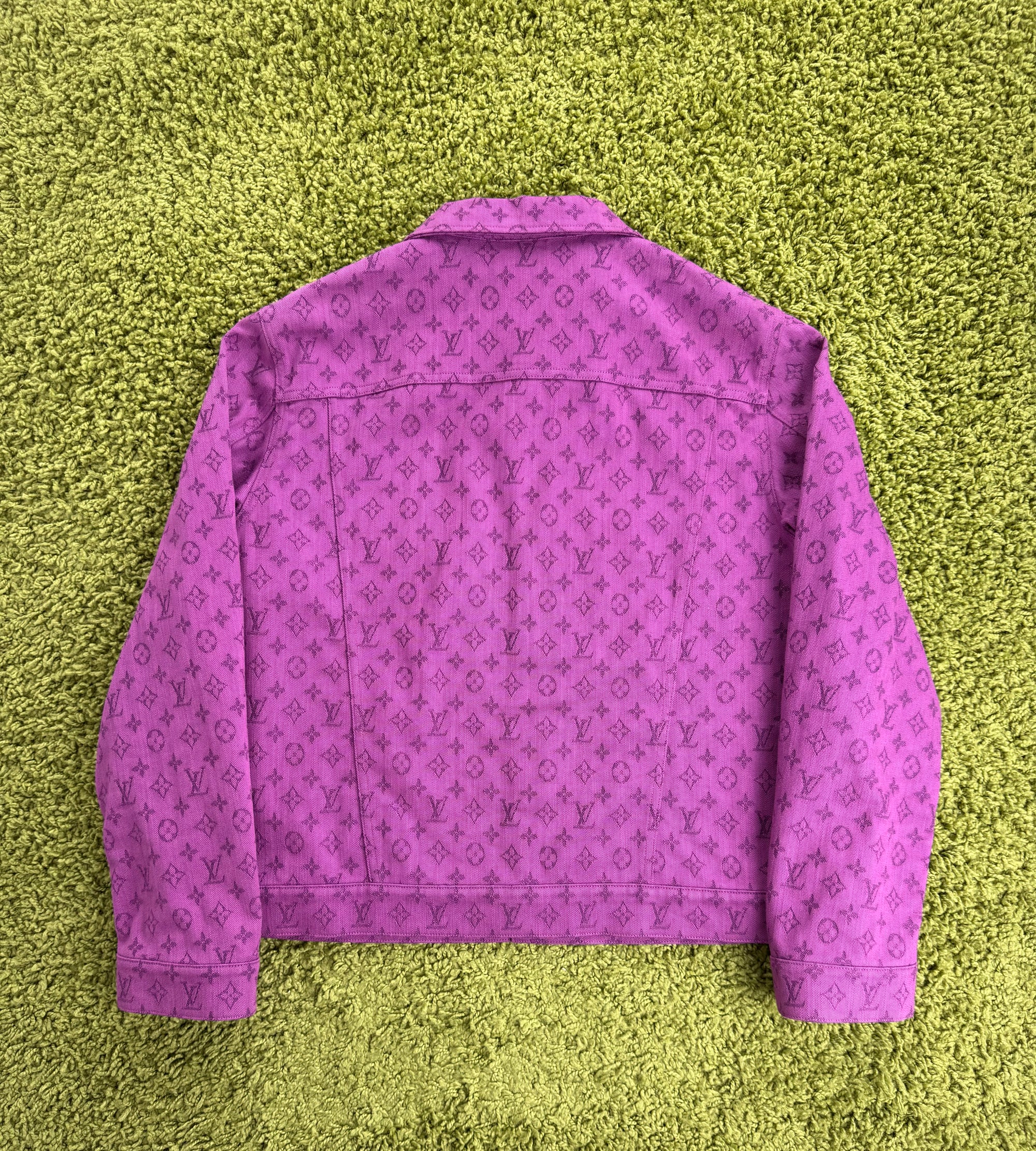 Giacca Monogram in denim Viola Louis Vuitton 54