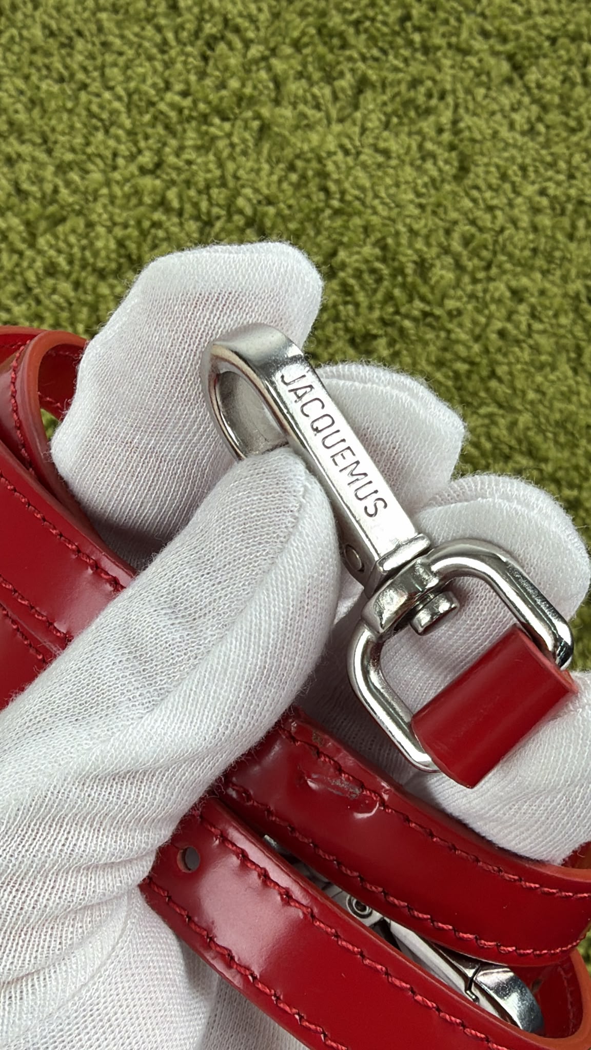 Borsa Chiquito Jacquemus Rossa