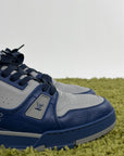 Louis Vuitton trainer Size 8=42 calza 43 blu e grigia