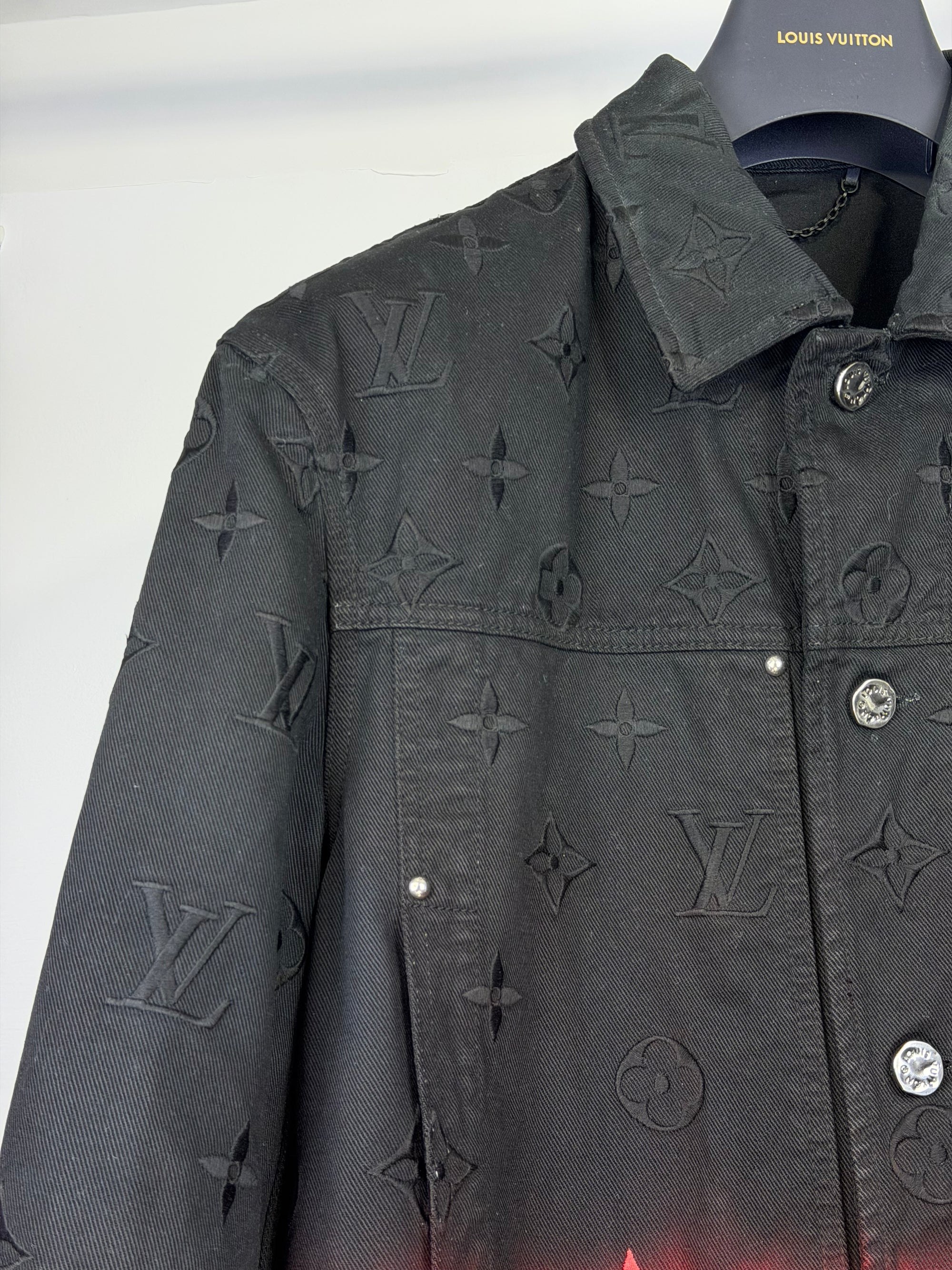 Giacca Louis Vuitton Size 52=XL nera e rossa