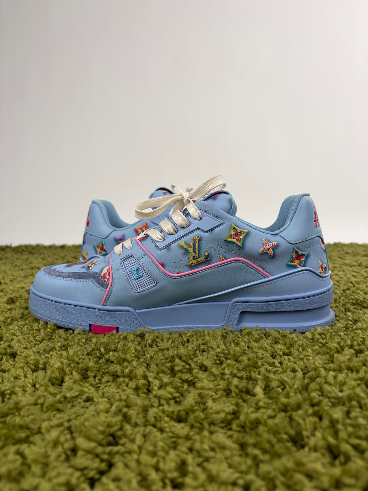 Louis Vuitton Trainer azzurro 7.5