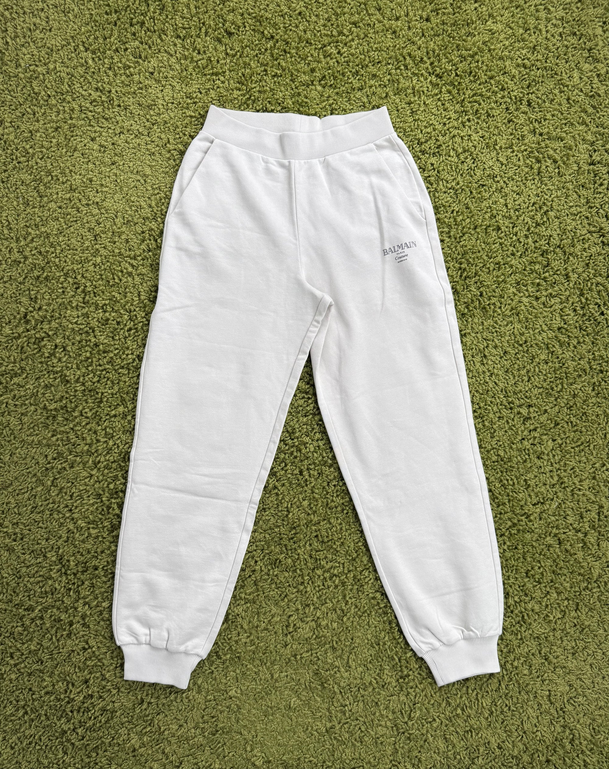 Completo Balmain Bianco Felpa XS pantalone XS
