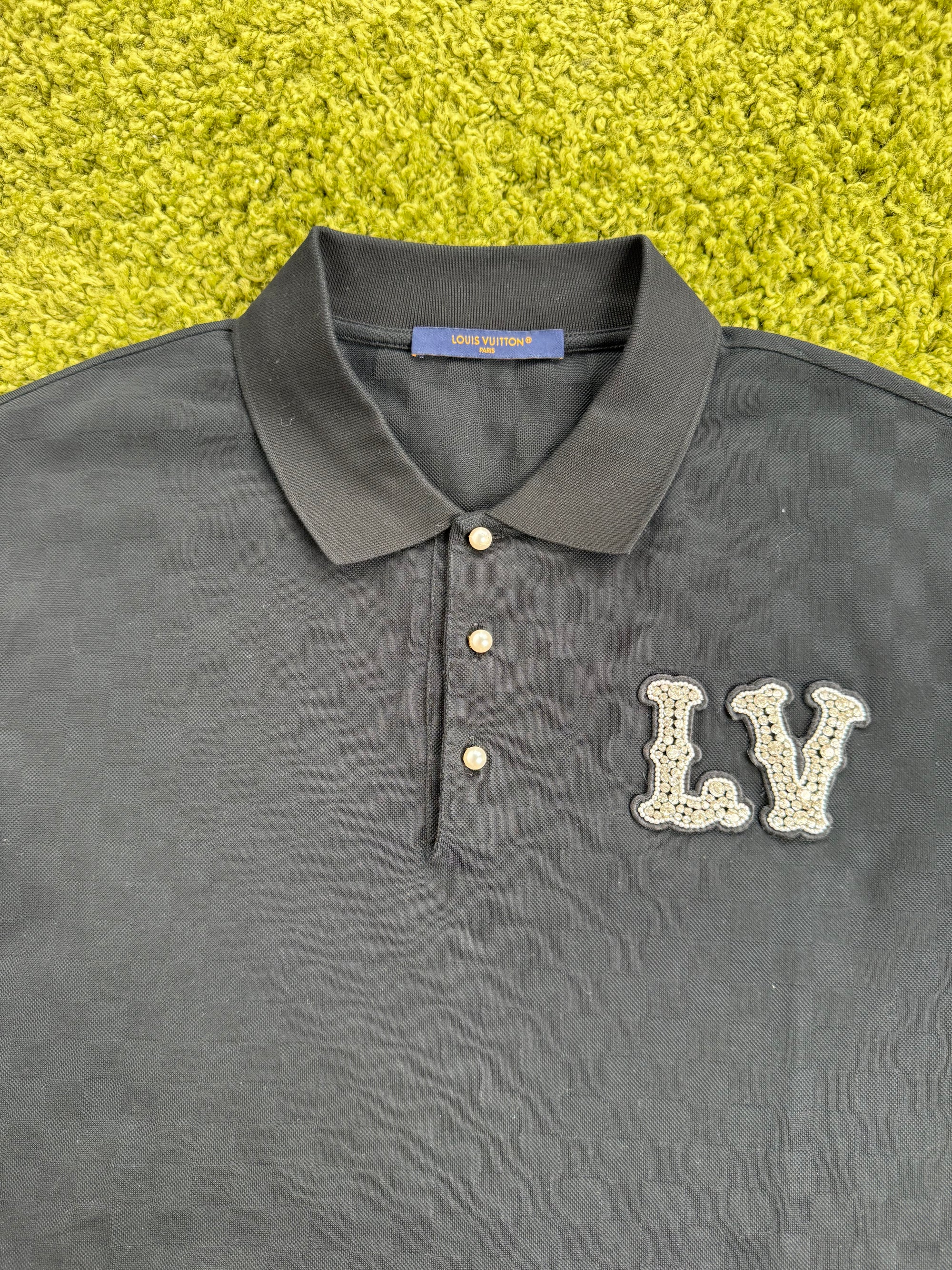 Polo in piquè Louis Vuitton Nera 5L