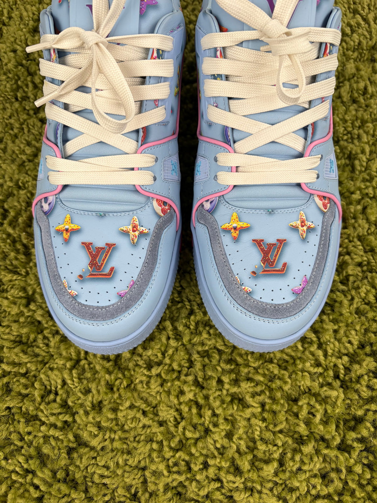 Louis Vuitton Trainer azzurro 7.5