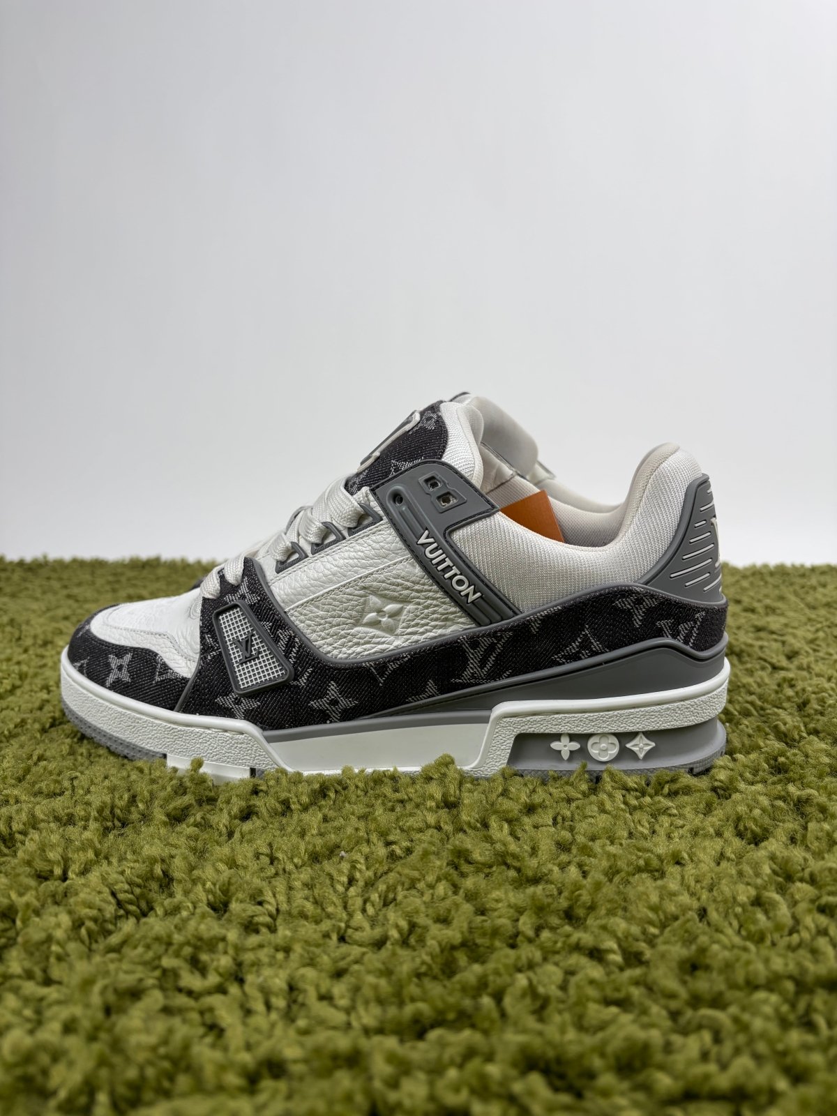 Louis Vuitton Trainer Denim Grigia 6 - Second Hand Di Fiore
