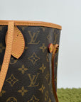 Borsa Neverfull Louis Vuitton MM Marrone