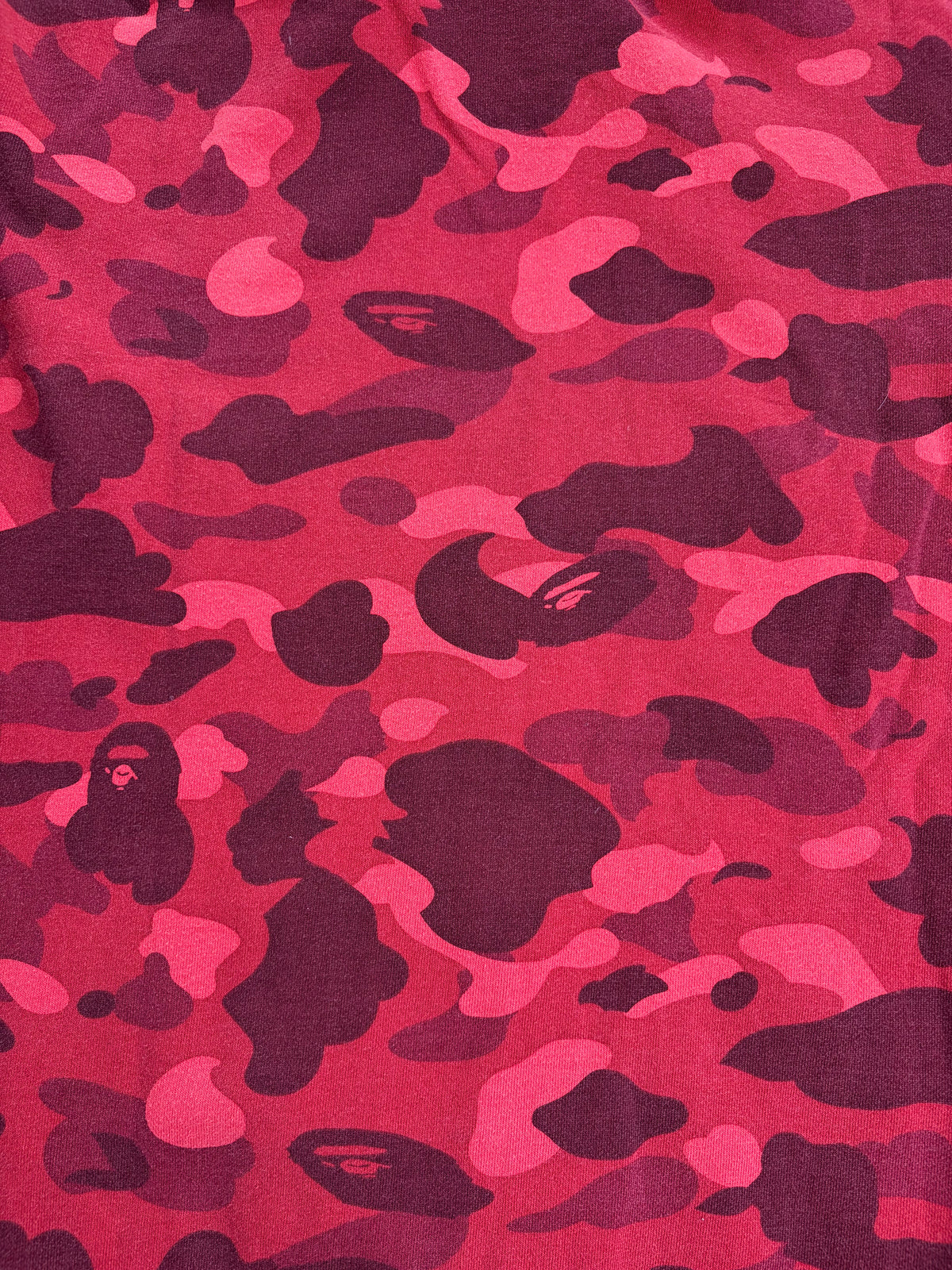 Zip Up Hoodie Bape Rosso XXL