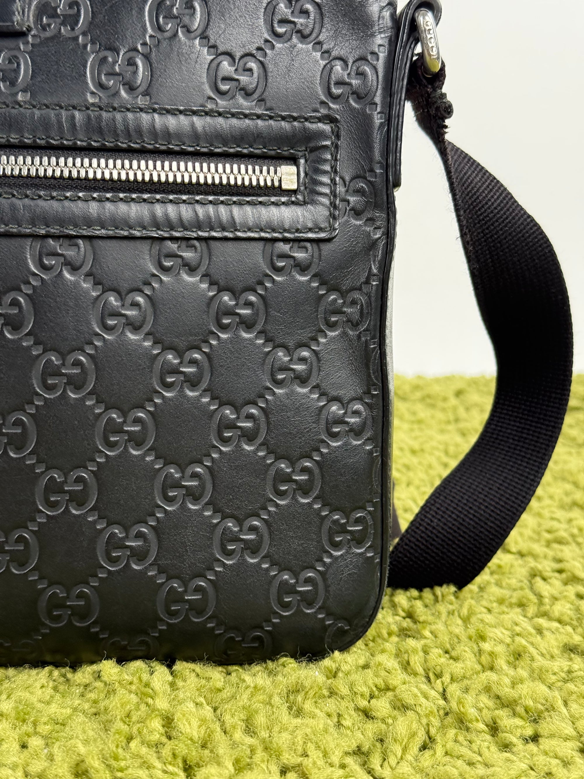 Borsello Gucci in Pelle Nera