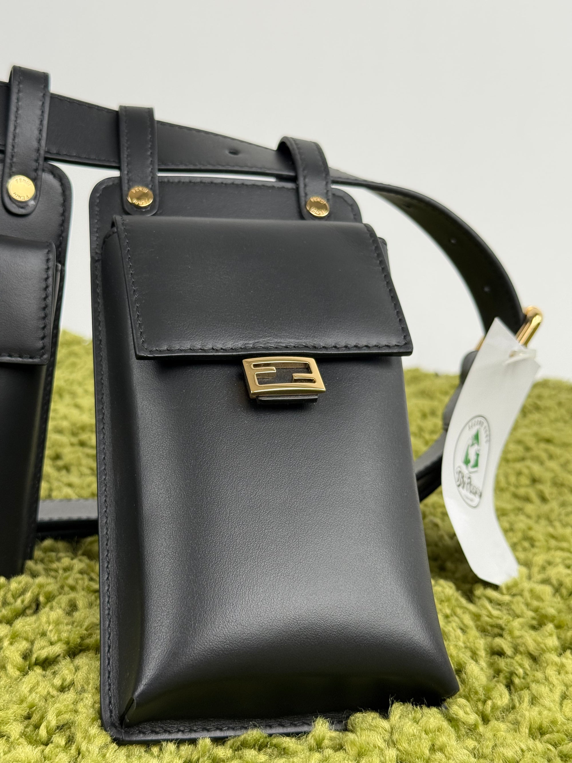 Cintura Con Portafogli Fendi In pelle Nera